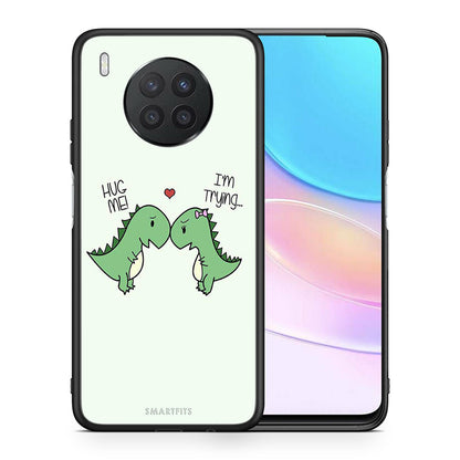 Θήκη Huawei Nova 8i / Honor 50 Lite Rex Valentine από τη Smartfits με σχέδιο στο πίσω μέρος και μαύρο περίβλημα | Huawei Nova 8i / Honor 50 Lite Rex Valentine case with colorful back and black bezels