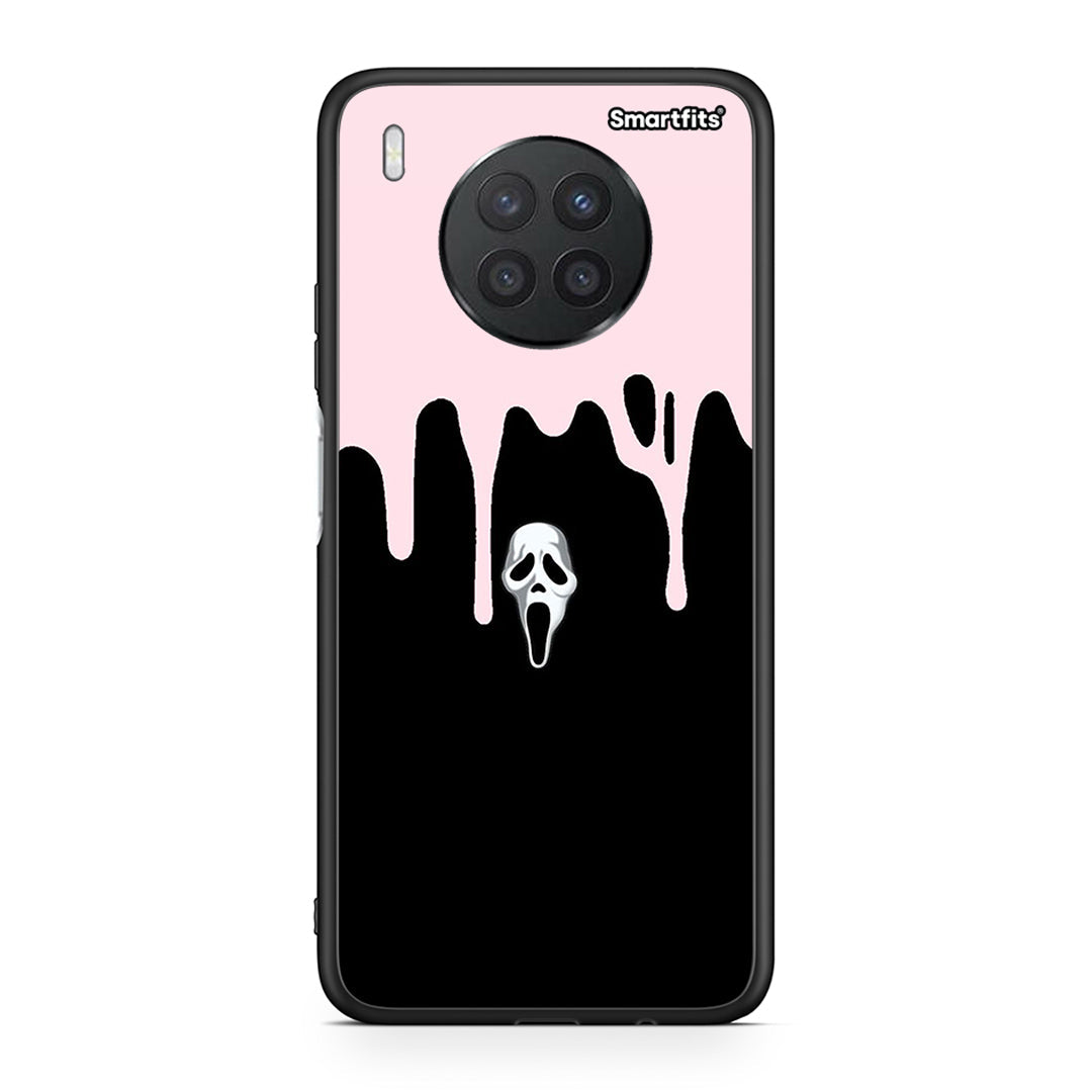Huawei Nova 8i / Honor 50 Lite Melting Halloween Mask θήκη από τη Smartfits με σχέδιο στο πίσω μέρος και μαύρο περίβλημα | Smartphone case with colorful back and black bezels by Smartfits