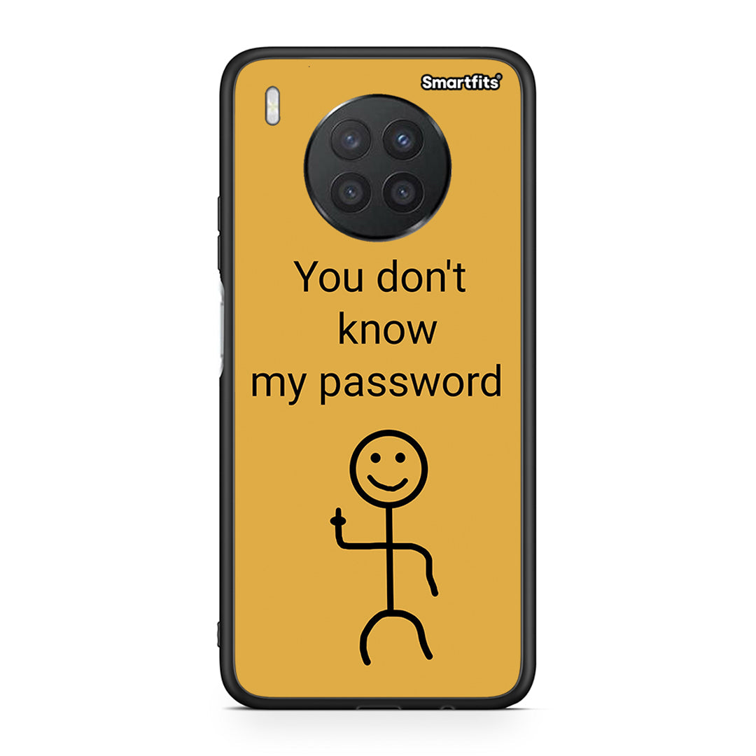 Huawei Nova 8i / Honor 50 Lite My Password θήκη από τη Smartfits με σχέδιο στο πίσω μέρος και μαύρο περίβλημα | Smartphone case with colorful back and black bezels by Smartfits