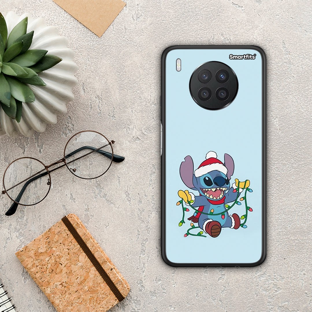 Santa Stich - Huawei Nova 8i / Honor 50 Lite θήκη