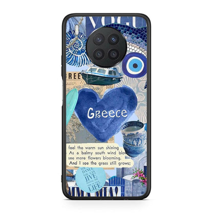 Huawei Nova 8i / Honor 50 Lite Summer In Greece Θήκη από τη Smartfits με σχέδιο στο πίσω μέρος και μαύρο περίβλημα | Smartphone case with colorful back and black bezels by Smartfits