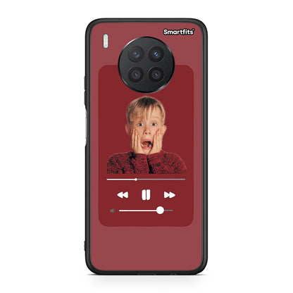 Huawei Nova 8i / Honor 50 Lite Xmas Alone Music θήκη από τη Smartfits με σχέδιο στο πίσω μέρος και μαύρο περίβλημα | Smartphone case with colorful back and black bezels by Smartfits