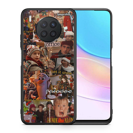 Θήκη Huawei Nova 8i / Honor 50 Lite Xmas Wishes από τη Smartfits με σχέδιο στο πίσω μέρος και μαύρο περίβλημα | Huawei Nova 8i / Honor 50 Lite Xmas Wishes case with colorful back and black bezels