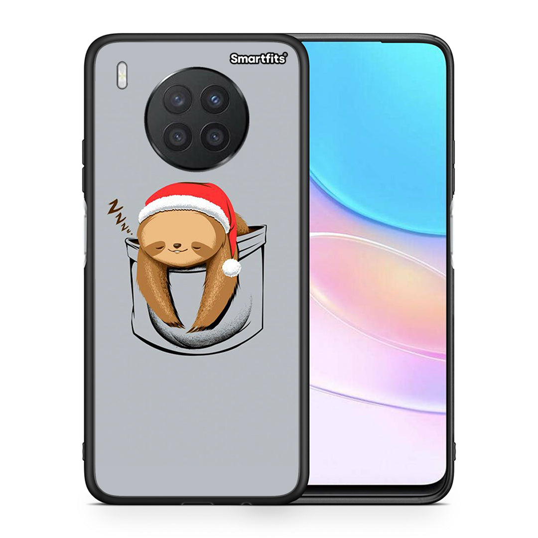 Θήκη Huawei Nova 8i / Honor 50 Lite Xmas Zzzz από τη Smartfits με σχέδιο στο πίσω μέρος και μαύρο περίβλημα | Huawei Nova 8i / Honor 50 Lite Xmas Zzzz case with colorful back and black bezels