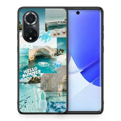 Θήκη Huawei Nova 9 / Honor 50 Aesthetic Summer από τη Smartfits με σχέδιο στο πίσω μέρος και μαύρο περίβλημα | Huawei Nova 9 / Honor 50 Aesthetic Summer case with colorful back and black bezels