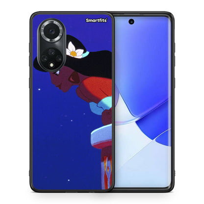 Θήκη Huawei Nova 9/Honor 50 Alladin And Jasmine Love 2 από τη Smartfits με σχέδιο στο πίσω μέρος και μαύρο περίβλημα | Huawei Nova 9/Honor 50 Alladin And Jasmine Love 2 case with colorful back and black bezels