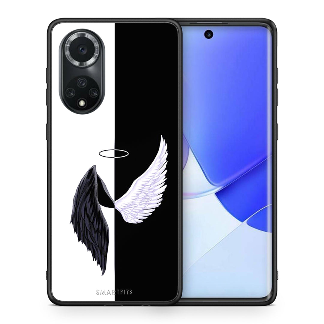 Θήκη Huawei Nova 9/Honor 50 Angels Demons από τη Smartfits με σχέδιο στο πίσω μέρος και μαύρο περίβλημα | Huawei Nova 9/Honor 50 Angels Demons case with colorful back and black bezels