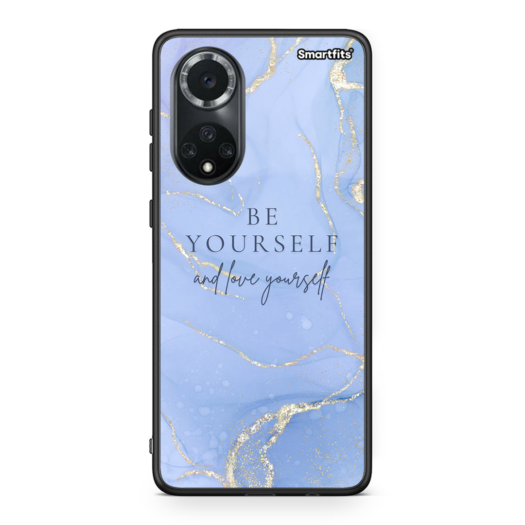 Huawei Nova 9/Honor 50 Be Yourself θήκη από τη Smartfits με σχέδιο στο πίσω μέρος και μαύρο περίβλημα | Smartphone case with colorful back and black bezels by Smartfits