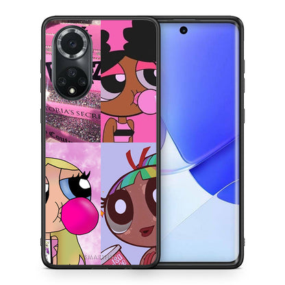 Θήκη Αγίου Βαλεντίνου Huawei Nova 9 / Honor 50 Bubble Girls από τη Smartfits με σχέδιο στο πίσω μέρος και μαύρο περίβλημα | Huawei Nova 9 / Honor 50 Bubble Girls case with colorful back and black bezels