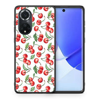 Thumbnail for Θήκη Huawei Nova 9/Honor 50 Cherry Summer από τη Smartfits με σχέδιο στο πίσω μέρος και μαύρο περίβλημα | Huawei Nova 9/Honor 50 Cherry Summer case with colorful back and black bezels