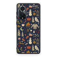 Thumbnail for Huawei Nova 9/Honor 50 Christmas Elements θήκη από τη Smartfits με σχέδιο στο πίσω μέρος και μαύρο περίβλημα | Smartphone case with colorful back and black bezels by Smartfits