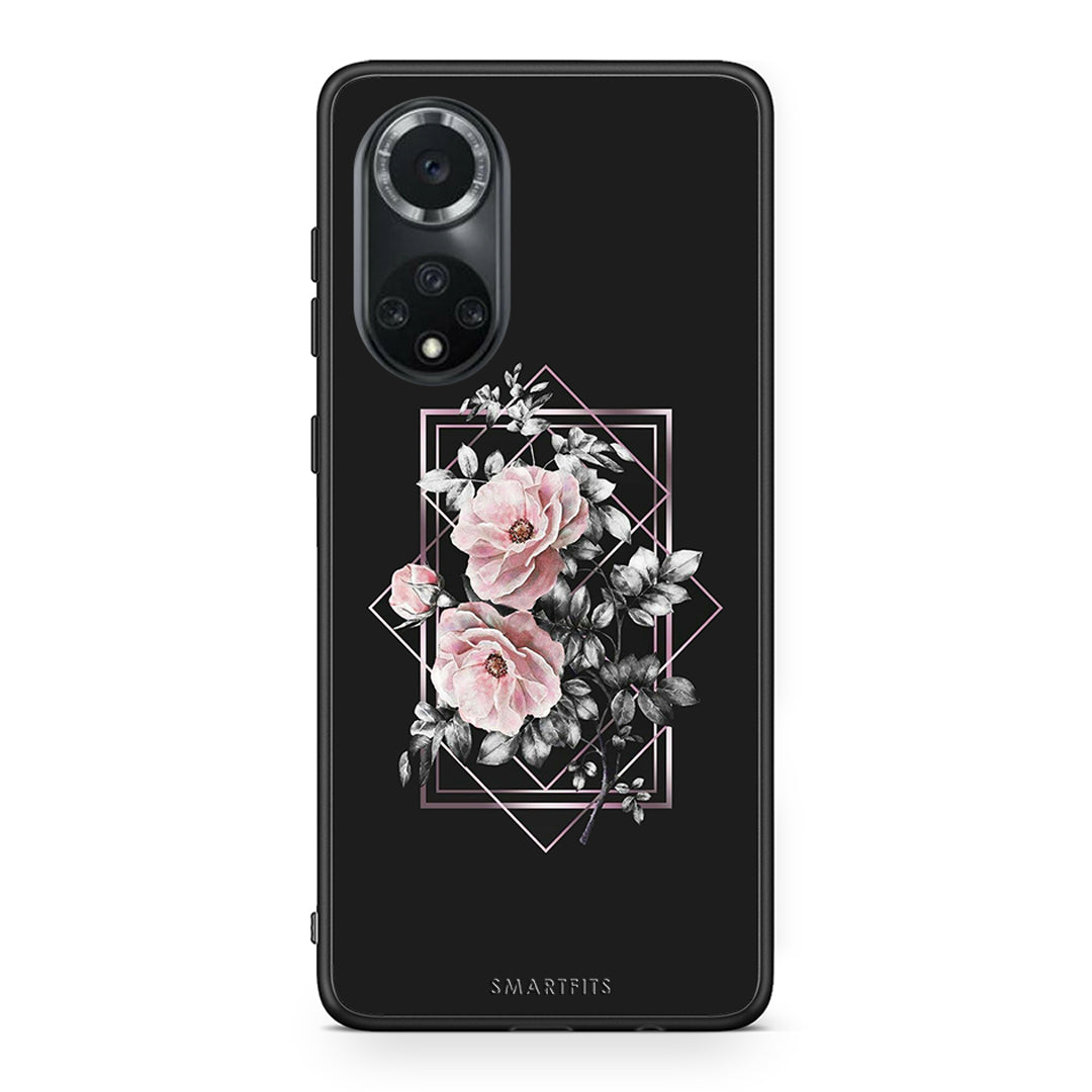 4 - Huawei Nova 9/Honor 50 Frame Flower case, cover, bumper