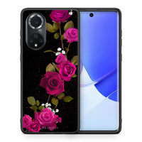 Thumbnail for Θήκη Huawei Nova 9/Honor 50 Red Roses Flower από τη Smartfits με σχέδιο στο πίσω μέρος και μαύρο περίβλημα | Huawei Nova 9/Honor 50 Red Roses Flower case with colorful back and black bezels