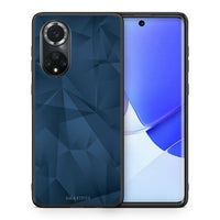 Thumbnail for Θήκη Huawei Nova 9/Honor 50 Blue Abstract Geometric από τη Smartfits με σχέδιο στο πίσω μέρος και μαύρο περίβλημα | Huawei Nova 9/Honor 50 Blue Abstract Geometric case with colorful back and black bezels