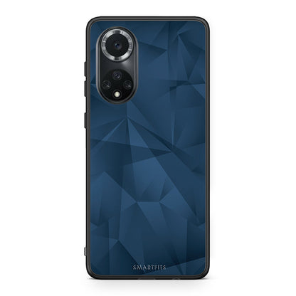 39 - Huawei Nova 9/Honor 50 Blue Abstract Geometric case, cover, bumper