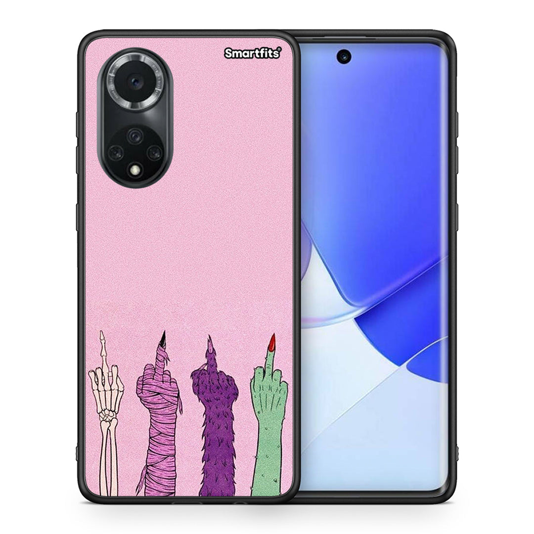 Θήκη Huawei Nova 9 / Honor 50 Halloween Be A Lady από τη Smartfits με σχέδιο στο πίσω μέρος και μαύρο περίβλημα | Huawei Nova 9 / Honor 50 Halloween Be A Lady case with colorful back and black bezels