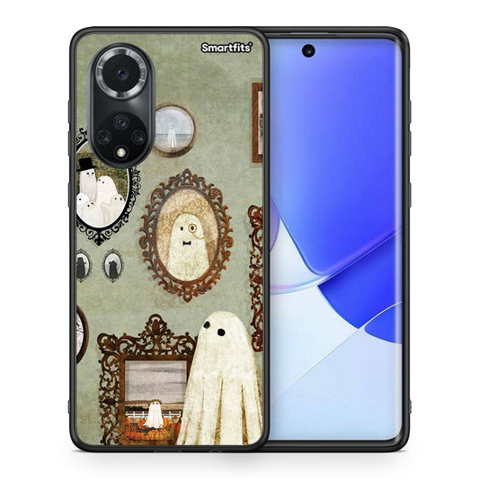 Θήκη Huawei Nova 9 / Honor 50 Halloween Ghost Season από τη Smartfits με σχέδιο στο πίσω μέρος και μαύρο περίβλημα | Huawei Nova 9 / Honor 50 Halloween Ghost Season case with colorful back and black bezels