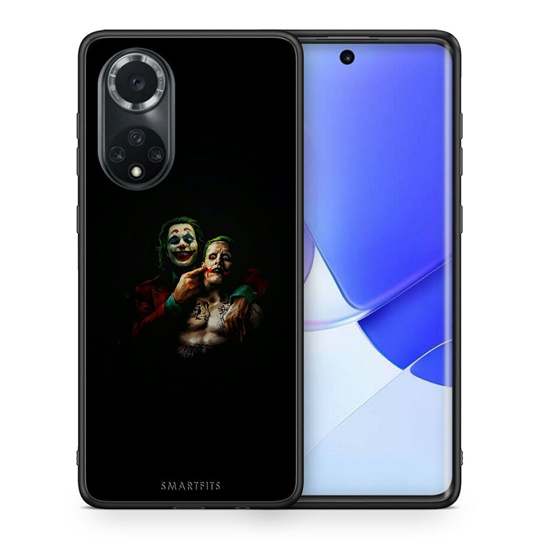 Θήκη Huawei Nova 9/Honor 50 Clown Hero από τη Smartfits με σχέδιο στο πίσω μέρος και μαύρο περίβλημα | Huawei Nova 9/Honor 50 Clown Hero case with colorful back and black bezels