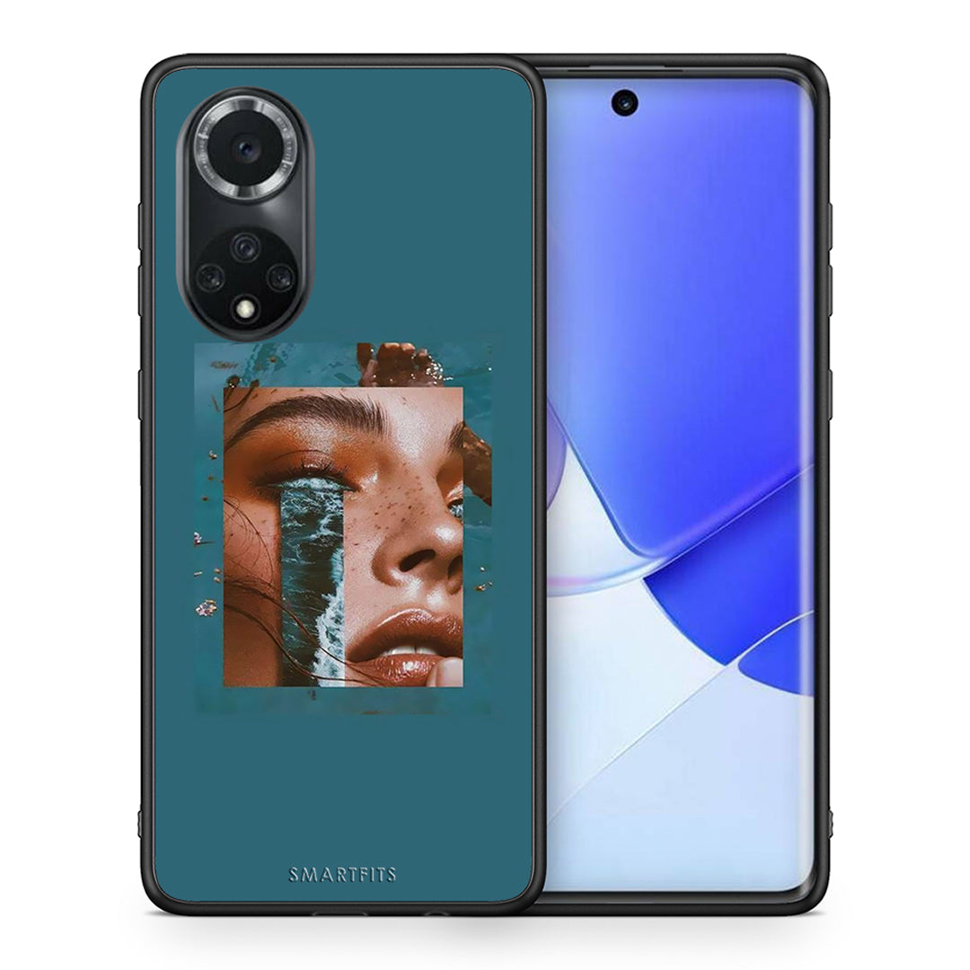 Θήκη Huawei Nova 9/Honor 50 Cry An Ocean από τη Smartfits με σχέδιο στο πίσω μέρος και μαύρο περίβλημα | Huawei Nova 9/Honor 50 Cry An Ocean case with colorful back and black bezels