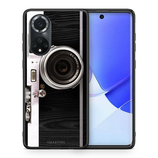 Θήκη Huawei Nova 9/Honor 50 Emily In Paris από τη Smartfits με σχέδιο στο πίσω μέρος και μαύρο περίβλημα | Huawei Nova 9/Honor 50 Emily In Paris case with colorful back and black bezels