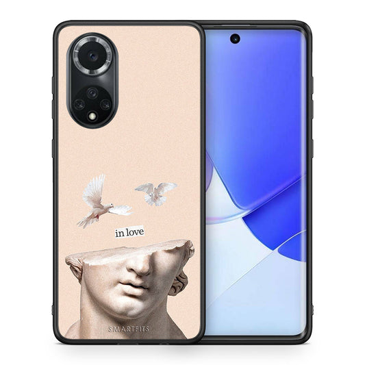 Θήκη Huawei Nova 9/Honor 50 In Love από τη Smartfits με σχέδιο στο πίσω μέρος και μαύρο περίβλημα | Huawei Nova 9/Honor 50 In Love case with colorful back and black bezels