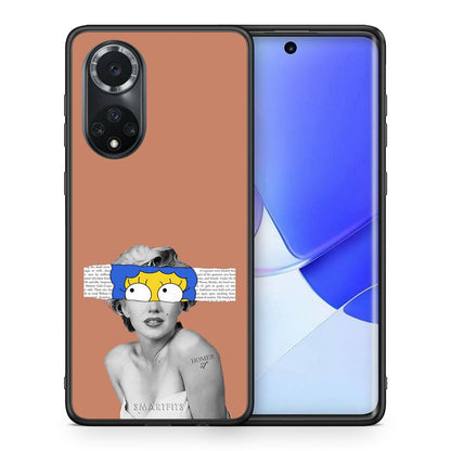 Θήκη Huawei Nova 9/Honor 50 Sim Merilyn από τη Smartfits με σχέδιο στο πίσω μέρος και μαύρο περίβλημα | Huawei Nova 9/Honor 50 Sim Merilyn case with colorful back and black bezels