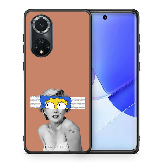 Θήκη Huawei Nova 9/Honor 50 Sim Merilyn από τη Smartfits με σχέδιο στο πίσω μέρος και μαύρο περίβλημα | Huawei Nova 9/Honor 50 Sim Merilyn case with colorful back and black bezels