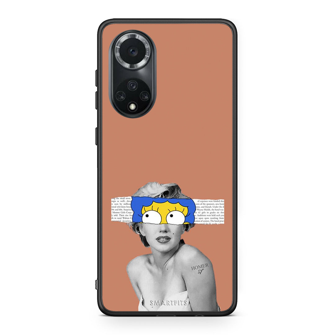 Huawei Nova 9/Honor 50 Sim Merilyn θήκη από τη Smartfits με σχέδιο στο πίσω μέρος και μαύρο περίβλημα | Smartphone case with colorful back and black bezels by Smartfits