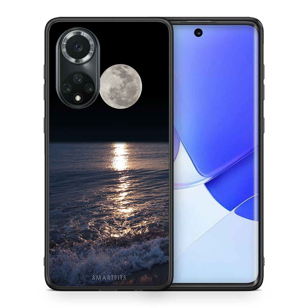 Θήκη Huawei Nova 9/Honor 50 Moon Landscape από τη Smartfits με σχέδιο στο πίσω μέρος και μαύρο περίβλημα | Huawei Nova 9/Honor 50 Moon Landscape case with colorful back and black bezels