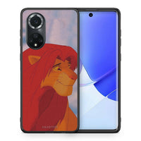 Thumbnail for Θήκη Αγίου Βαλεντίνου Huawei Nova 9 / Honor 50 Lion Love 1 από τη Smartfits με σχέδιο στο πίσω μέρος και μαύρο περίβλημα | Huawei Nova 9 / Honor 50 Lion Love 1 case with colorful back and black bezels