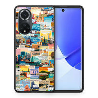 Thumbnail for Θήκη Huawei Nova 9/Honor 50 Live To Travel από τη Smartfits με σχέδιο στο πίσω μέρος και μαύρο περίβλημα | Huawei Nova 9/Honor 50 Live To Travel case with colorful back and black bezels
