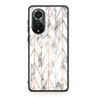 Thumbnail for 44 - Huawei Nova 9/Honor 50 Gold Geometric Marble case, cover, bumper