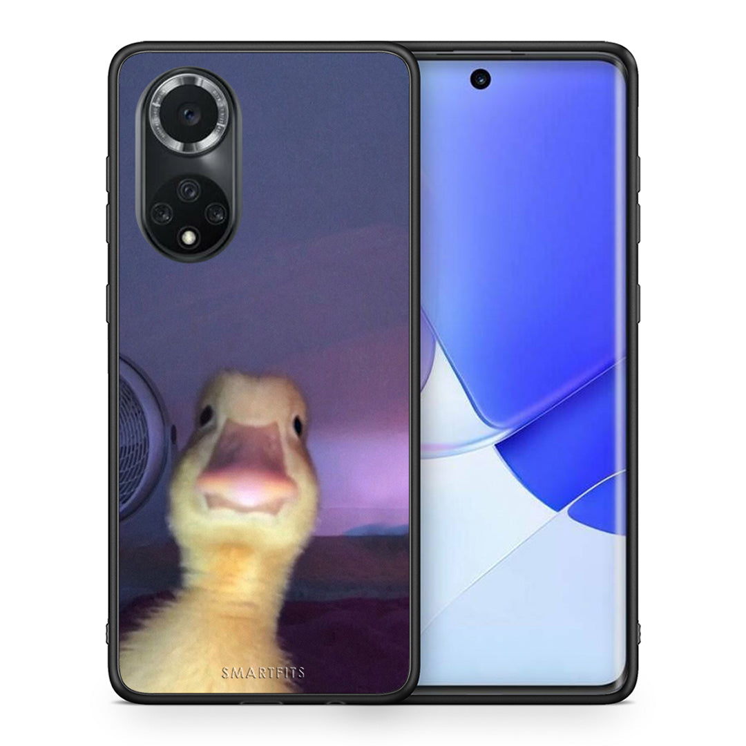 Θήκη Huawei Nova 9/Honor 50 Meme Duck από τη Smartfits με σχέδιο στο πίσω μέρος και μαύρο περίβλημα | Huawei Nova 9/Honor 50 Meme Duck case with colorful back and black bezels