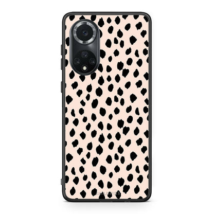 Huawei Nova 9/Honor 50 New Polka Dots θήκη από τη Smartfits με σχέδιο στο πίσω μέρος και μαύρο περίβλημα | Smartphone case with colorful back and black bezels by Smartfits