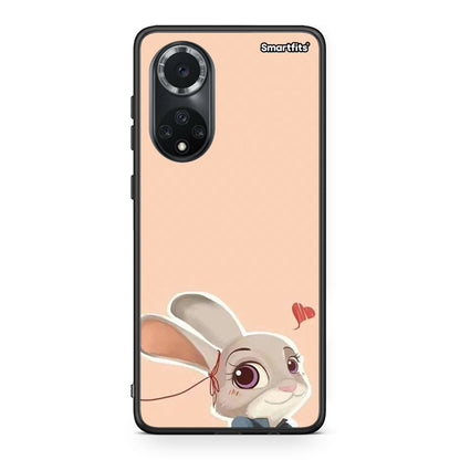 Huawei Nova 9/Honor 50 Nick Wilde And Judy Hopps Love 2 θήκη από τη Smartfits με σχέδιο στο πίσω μέρος και μαύρο περίβλημα | Smartphone case with colorful back and black bezels by Smartfits