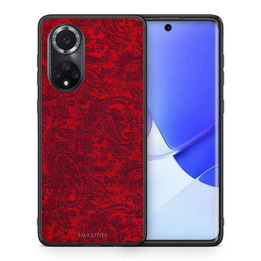Θήκη Huawei Nova 9/Honor 50 Paisley Cashmere από τη Smartfits με σχέδιο στο πίσω μέρος και μαύρο περίβλημα | Huawei Nova 9/Honor 50 Paisley Cashmere case with colorful back and black bezels