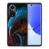Thumbnail for Θήκη Huawei Nova 9/Honor 50 Eagle PopArt από τη Smartfits με σχέδιο στο πίσω μέρος και μαύρο περίβλημα | Huawei Nova 9/Honor 50 Eagle PopArt case with colorful back and black bezels