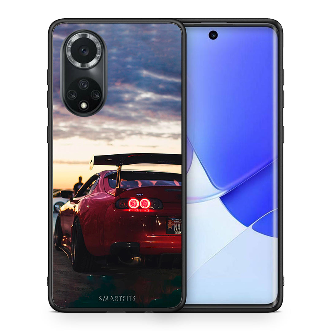 Θήκη Huawei Nova 9/Honor 50 Racing Supra από τη Smartfits με σχέδιο στο πίσω μέρος και μαύρο περίβλημα | Huawei Nova 9/Honor 50 Racing Supra case with colorful back and black bezels