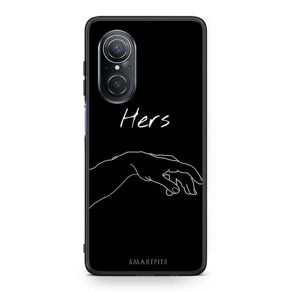 Huawei Nova 9 SE Aeshetic Love 1 Θήκη Αγίου Βαλεντίνου από τη Smartfits με σχέδιο στο πίσω μέρος και μαύρο περίβλημα | Smartphone case with colorful back and black bezels by Smartfits
