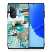 Thumbnail for Θήκη Huawei Nova 9 SE Aesthetic Summer από τη Smartfits με σχέδιο στο πίσω μέρος και μαύρο περίβλημα | Huawei Nova 9 SE Aesthetic Summer case with colorful back and black bezels