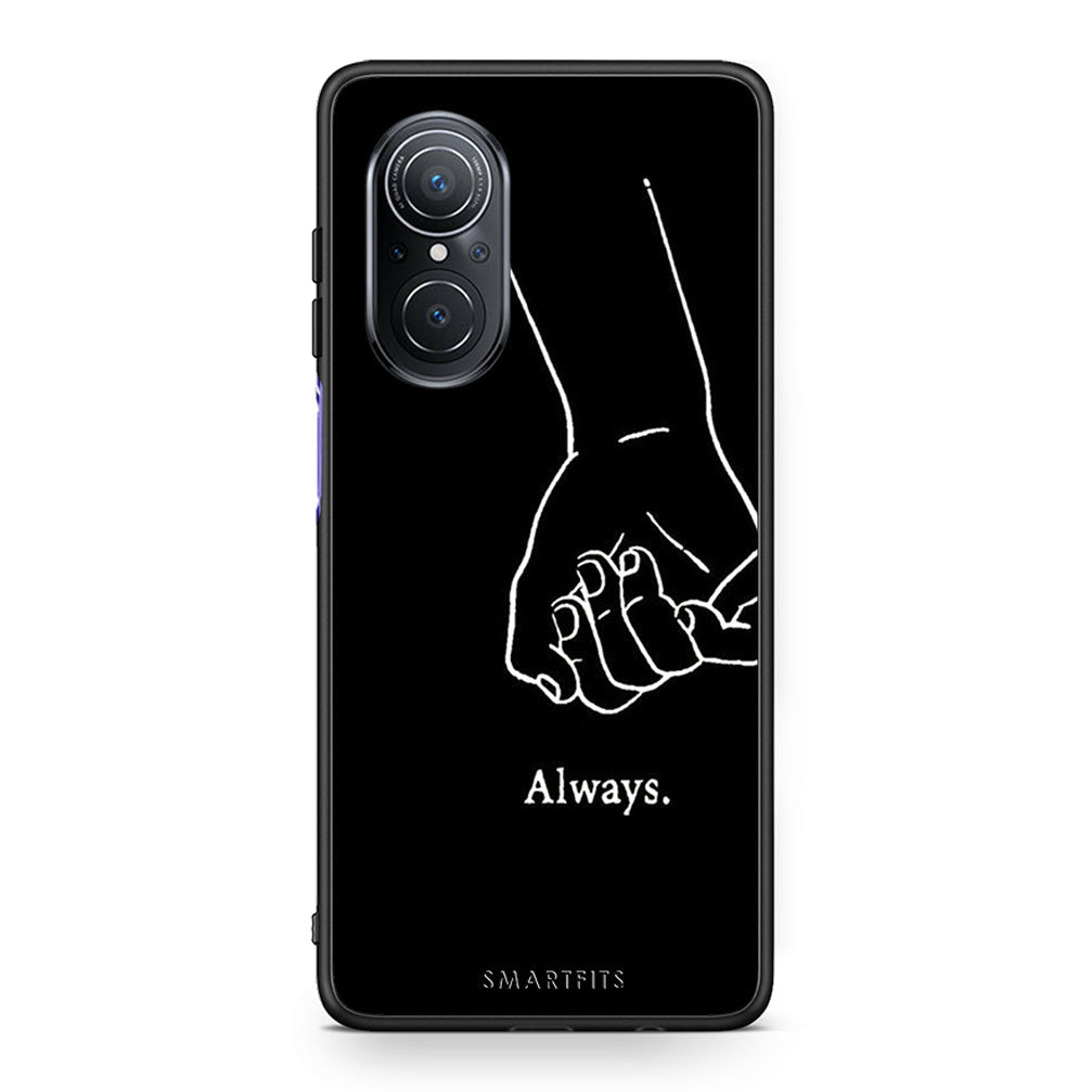 Huawei Nova 9 SE Always & Forever 1 Θήκη Αγίου Βαλεντίνου από τη Smartfits με σχέδιο στο πίσω μέρος και μαύρο περίβλημα | Smartphone case with colorful back and black bezels by Smartfits