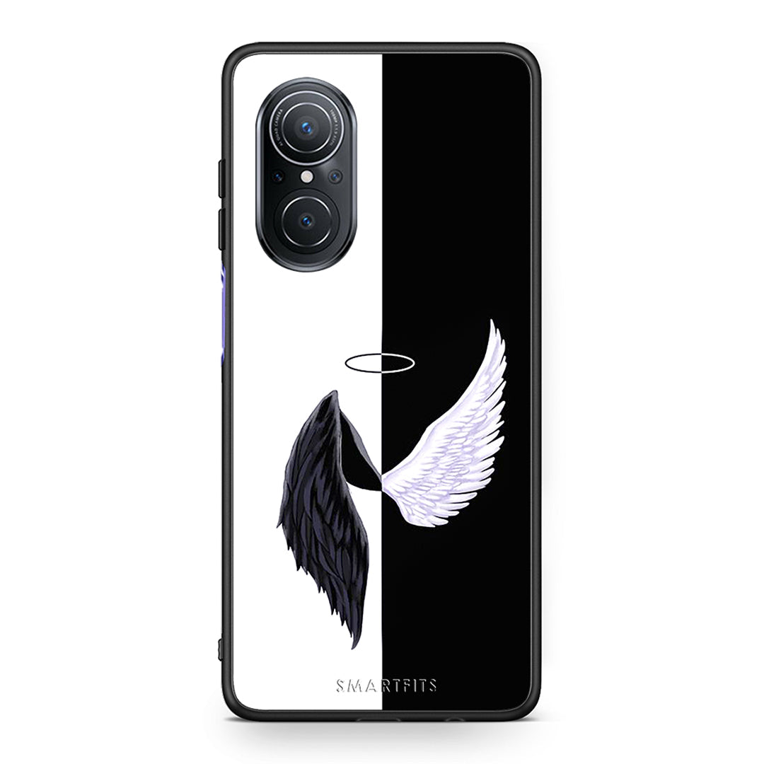 Huawei Nova 9 SE Angels Demons θήκη από τη Smartfits με σχέδιο στο πίσω μέρος και μαύρο περίβλημα | Smartphone case with colorful back and black bezels by Smartfits
