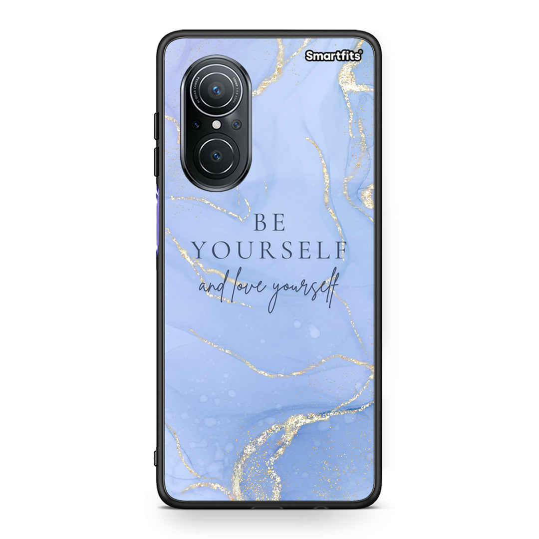 Huawei Nova 9 SE Be Yourself θήκη από τη Smartfits με σχέδιο στο πίσω μέρος και μαύρο περίβλημα | Smartphone case with colorful back and black bezels by Smartfits