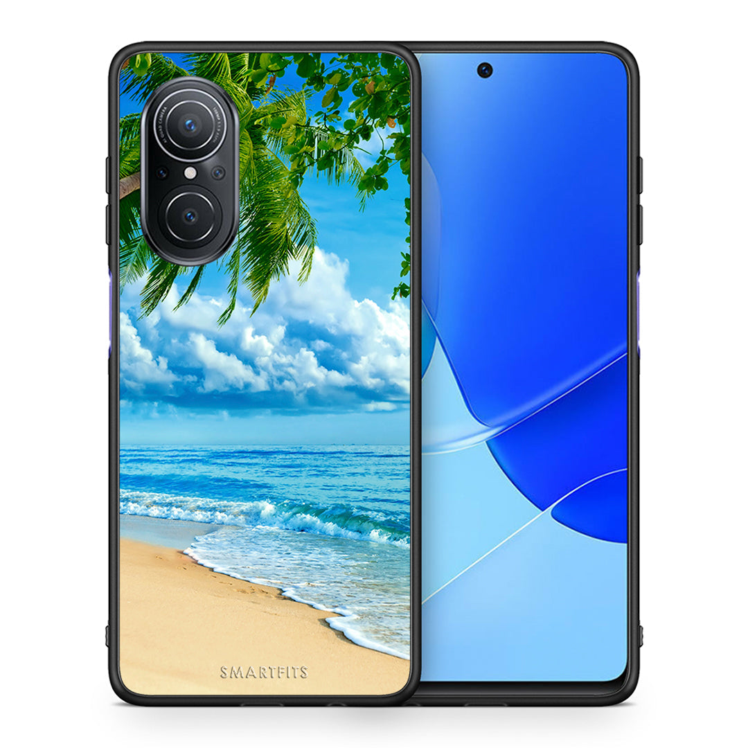 Θήκη Huawei Nova 9 SE Beautiful Beach από τη Smartfits με σχέδιο στο πίσω μέρος και μαύρο περίβλημα | Huawei Nova 9 SE Beautiful Beach case with colorful back and black bezels