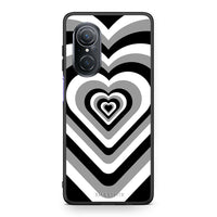 Thumbnail for Huawei Nova 9 SE Black Hearts θήκη από τη Smartfits με σχέδιο στο πίσω μέρος και μαύρο περίβλημα | Smartphone case with colorful back and black bezels by Smartfits