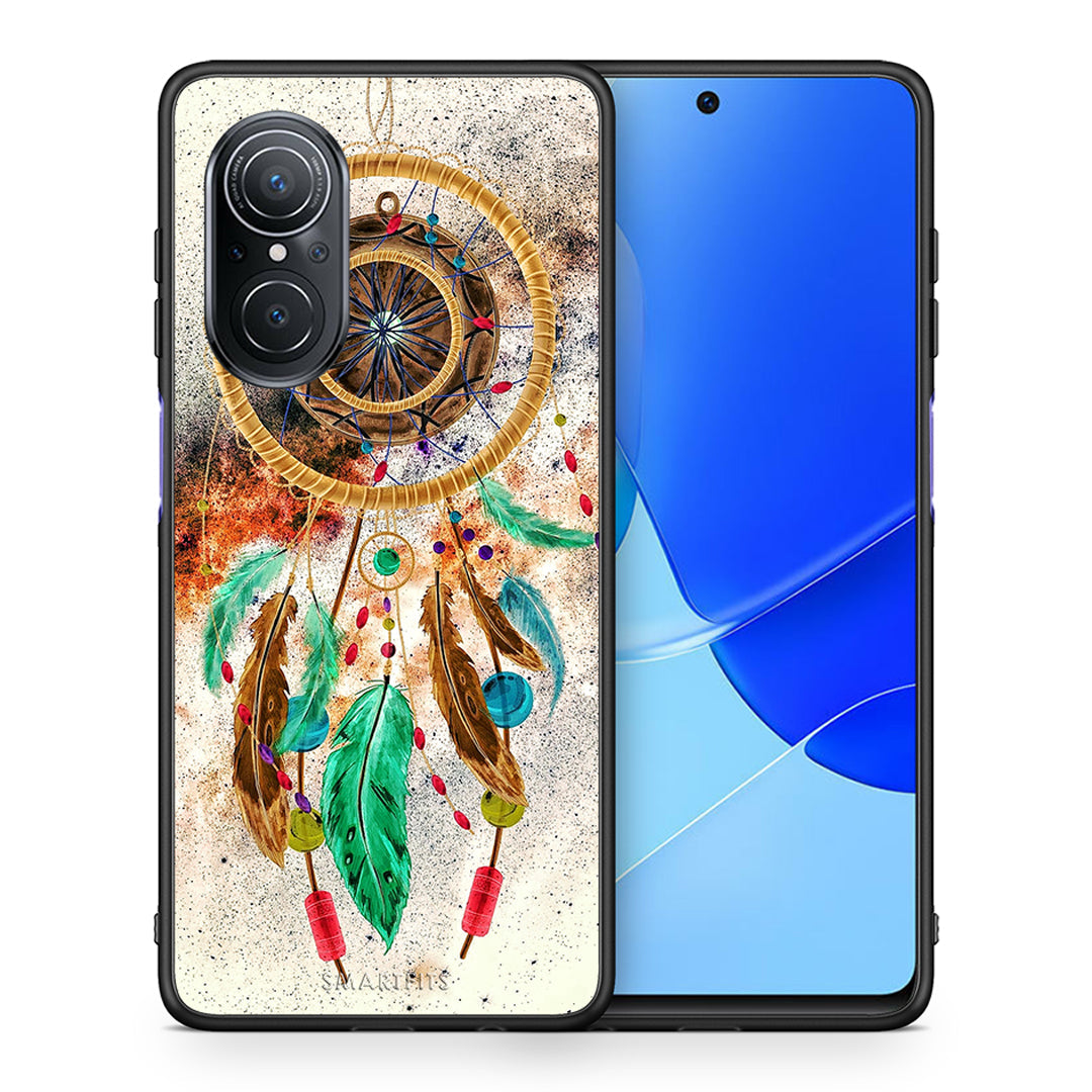 Θήκη Huawei Nova 9 SE DreamCatcher Boho από τη Smartfits με σχέδιο στο πίσω μέρος και μαύρο περίβλημα | Huawei Nova 9 SE DreamCatcher Boho case with colorful back and black bezels