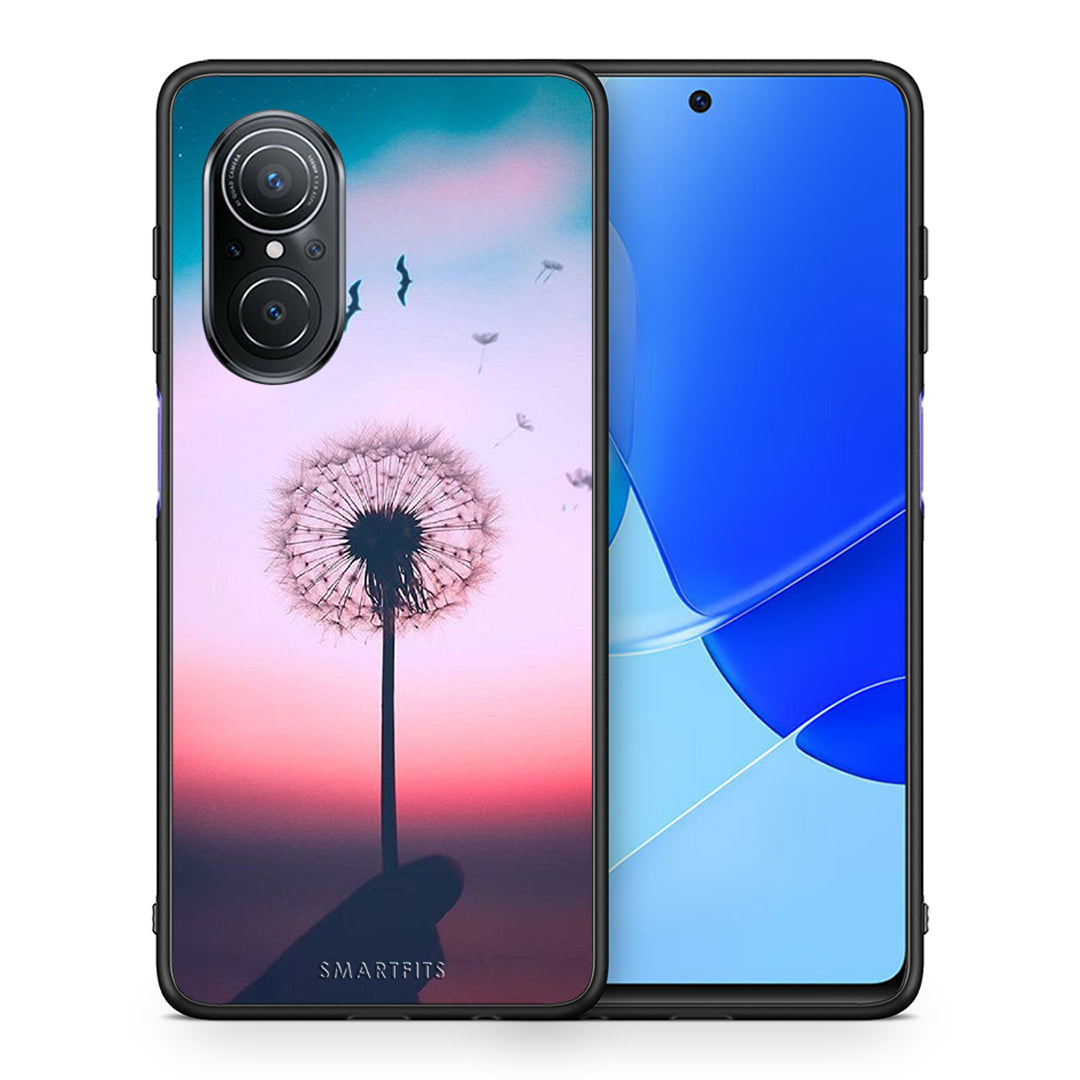Θήκη Huawei Nova 9 SE Wish Boho από τη Smartfits με σχέδιο στο πίσω μέρος και μαύρο περίβλημα | Huawei Nova 9 SE Wish Boho case with colorful back and black bezels