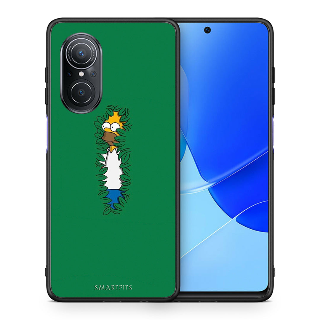 Θήκη Αγίου Βαλεντίνου Huawei Nova 9 SE Bush Man από τη Smartfits με σχέδιο στο πίσω μέρος και μαύρο περίβλημα | Huawei Nova 9 SE Bush Man case with colorful back and black bezels