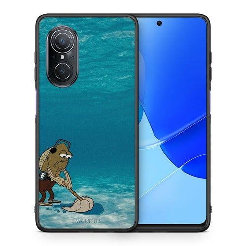 Θήκη Huawei Nova 9 SE Clean The Ocean από τη Smartfits με σχέδιο στο πίσω μέρος και μαύρο περίβλημα | Huawei Nova 9 SE Clean The Ocean case with colorful back and black bezels