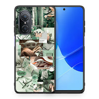 Thumbnail for Θήκη Αγίου Βαλεντίνου Huawei Nova 9 SE Collage Dude από τη Smartfits με σχέδιο στο πίσω μέρος και μαύρο περίβλημα | Huawei Nova 9 SE Collage Dude case with colorful back and black bezels